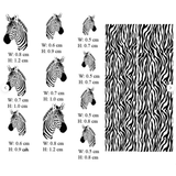 Zebra Lovers Nail Art Decal - The KiKi Company